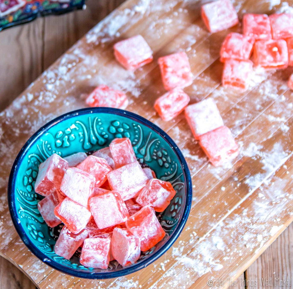 Rose Flavoured Turkish Delights