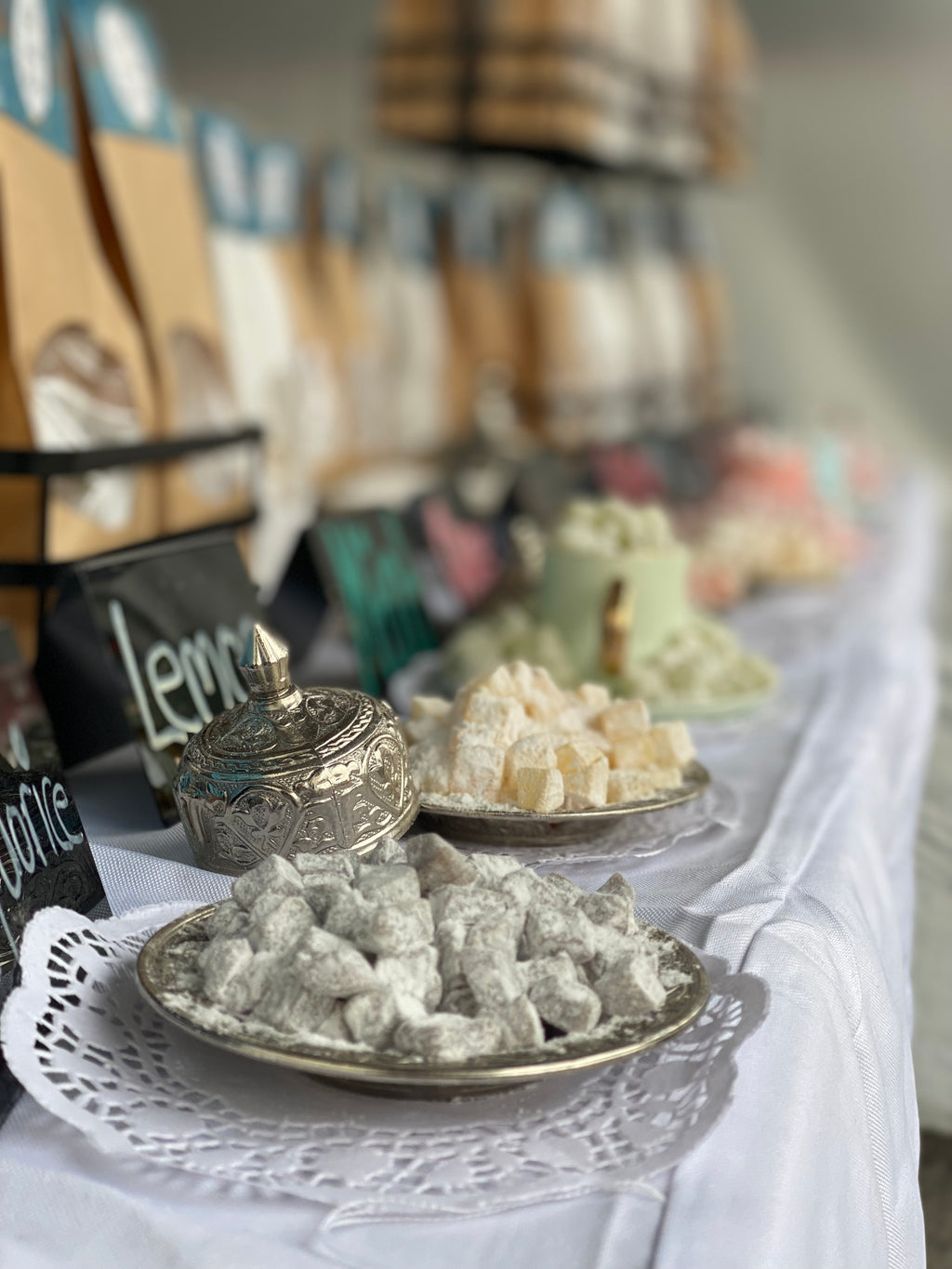 Liquorice Flavoured Turkish Delights